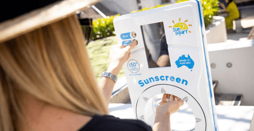 sunscreen station