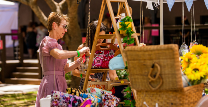 market stalls